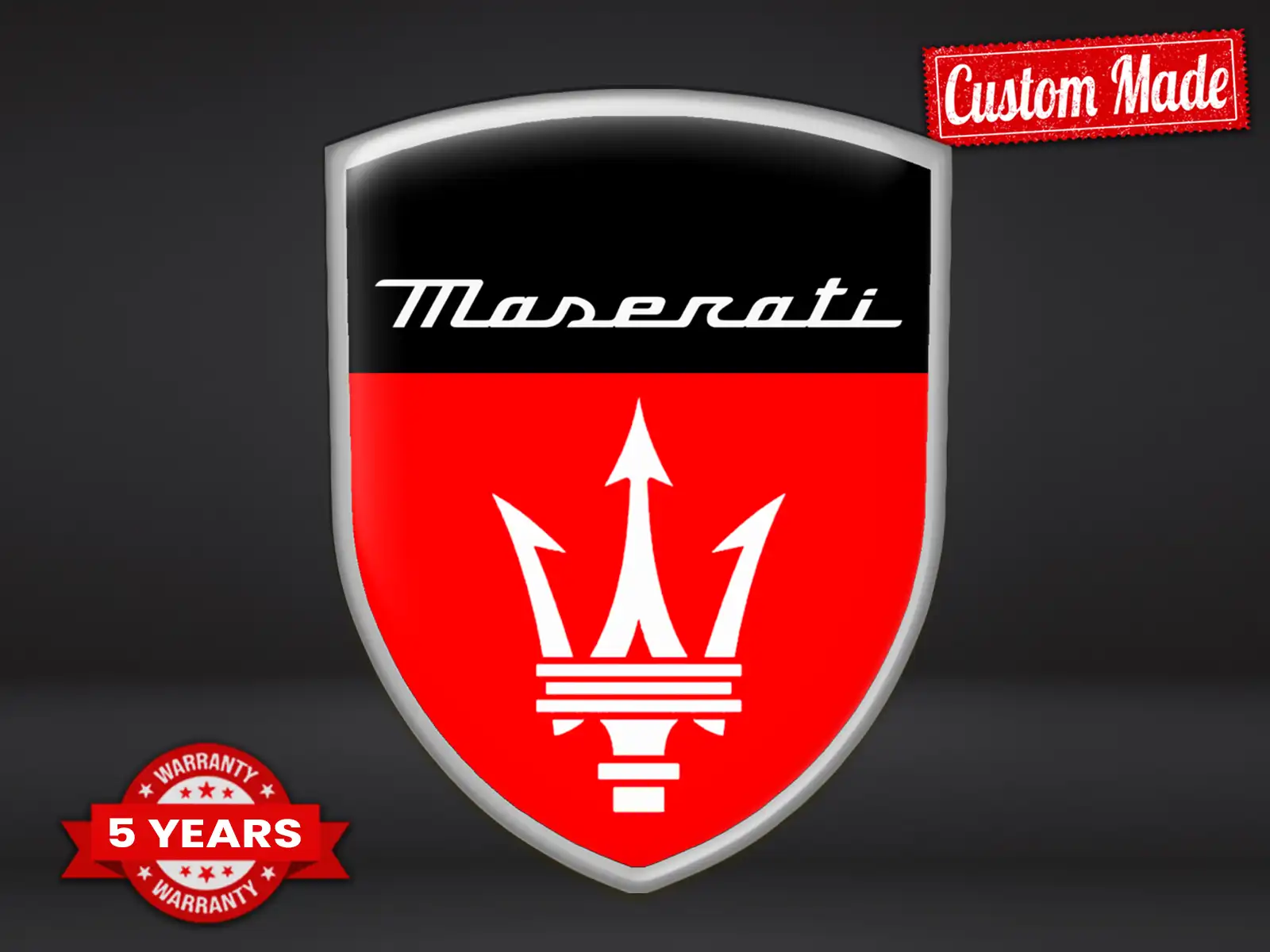 Maserati Stampa Adesivi Paraurti Alta Qualità Robusti Moderni